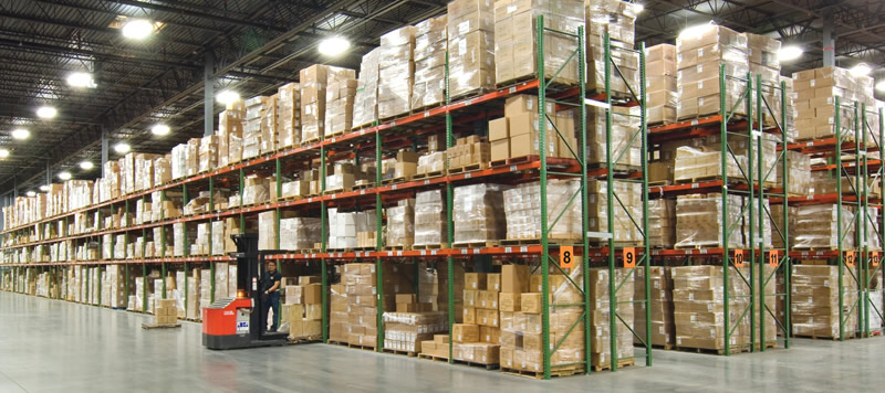 Industrial pallet racking warehouse in Fort Lauderdale Florida