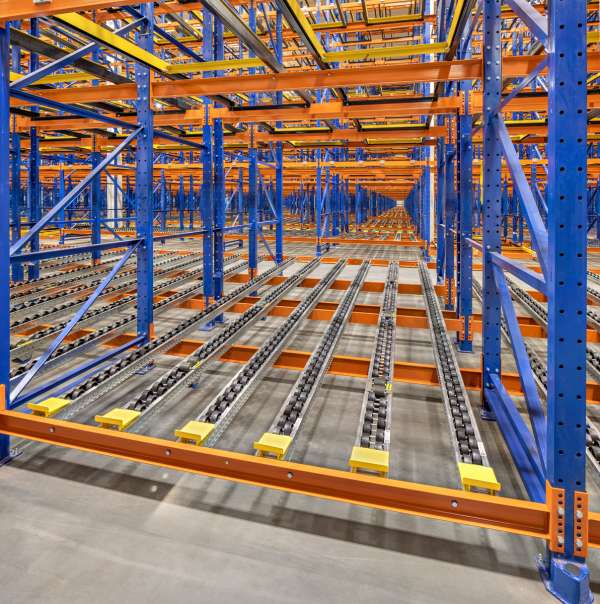 Pallet Flow Rack for Miramar warehouses